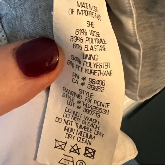 Theory Ranzini B Pointe Knit Grey Dressed Up Pullover Sweatshirt Size M - Picture 4 of 4